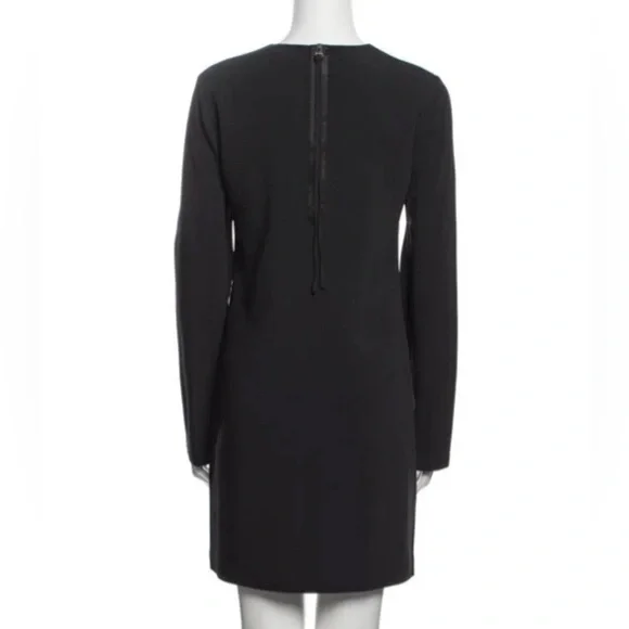 Helmut Lang Black Long Sleeve shift dress M $295 - Picture 4 of 14